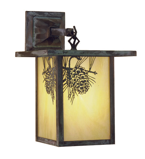 12"Sq Stillwater Cross Mission Ceiling Pendant