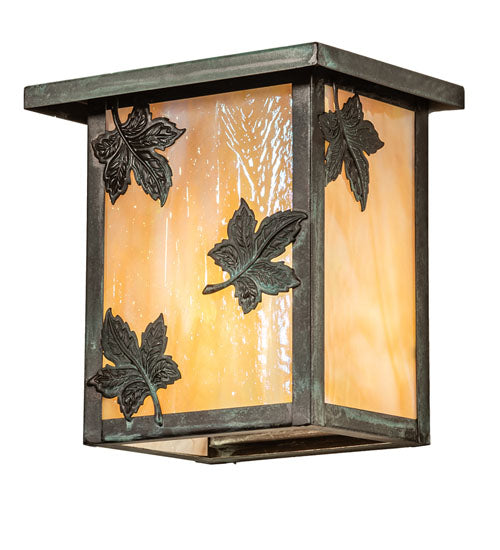 9"W Hyde Park Winter Pine Hanging Wall Sconce