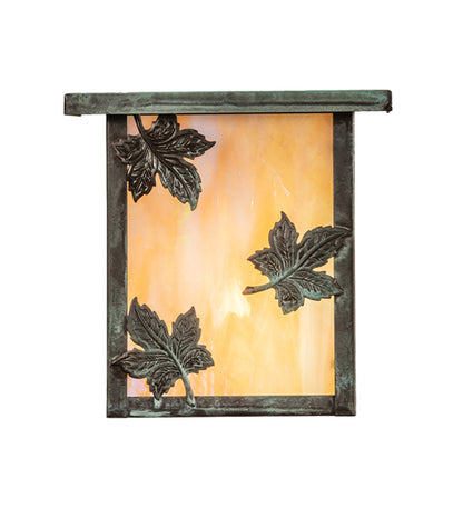 9"W Hyde Park Winter Pine Hanging Wall Sconce