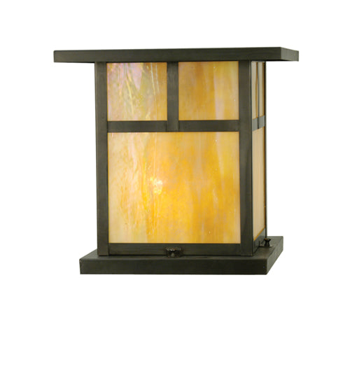 8" Wide Hyde Park Maple Leaf Wall Sconce