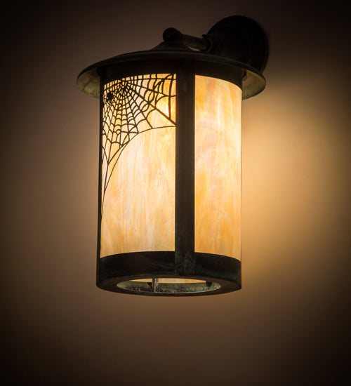 7.5" Wide Fulton Deer Creek Solid Mount Wall Sconce