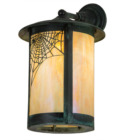 7.5" Wide Fulton Deer Creek Solid Mount Wall Sconce
