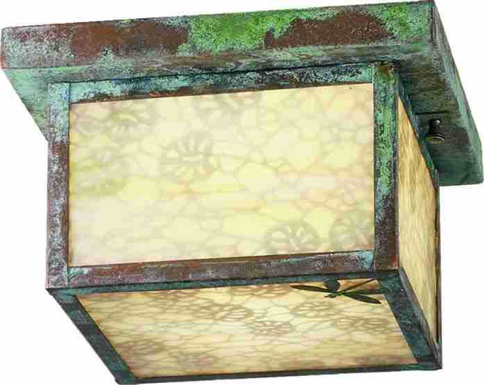 12"Sq Seneca Spider Web Post Mount