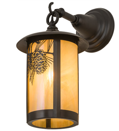 8"W Hyde Park T Mission Wall Sconce