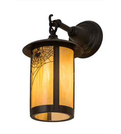 8" Wide Fulton Winter Pine Pendant