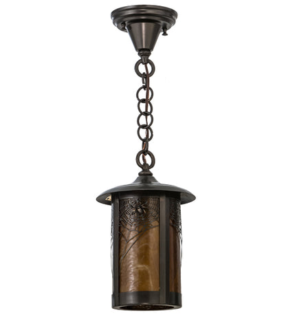 8" Wide Fulton Apple Branch Mini Pendant