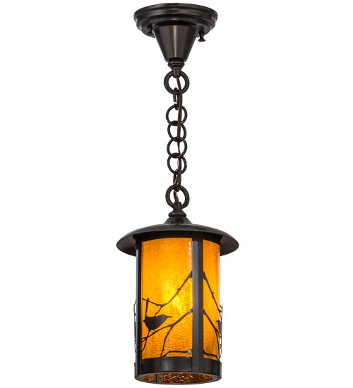 8"W Fulton Spider Web Hanging Wall Sconce