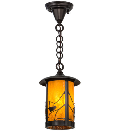 8"W Fulton Spider Web Hanging Wall Sconce