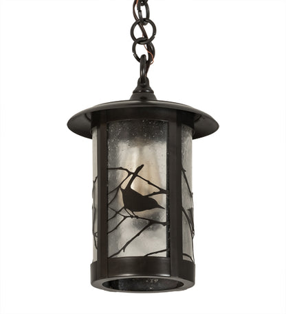 8"W Fulton Spider Web Pendant