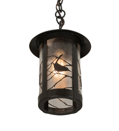 8"W Fulton Spider Web Pendant