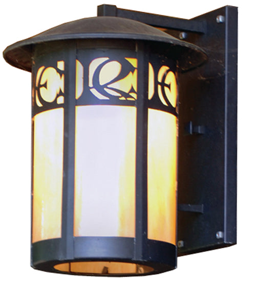 9" Square Clinton Arch Lantern Pier Mount
