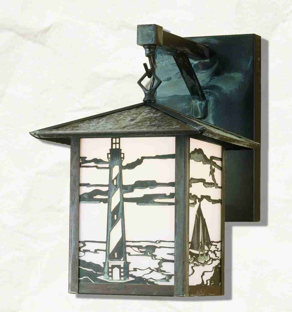 9"W Seneca Fly Fishing Creek Wall Sconce