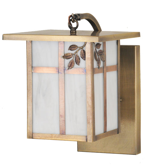 10" Square Hyde Park Cross Mission Flushmount