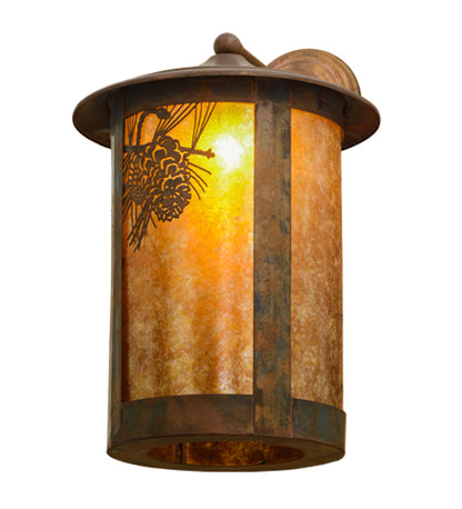 12" Wide Stillwater Double Bar Mission Wall Sconce