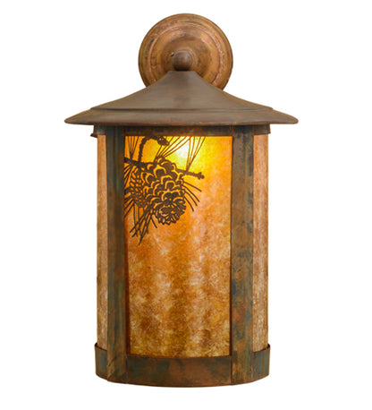 12" Wide Stillwater Double Bar Mission Wall Sconce
