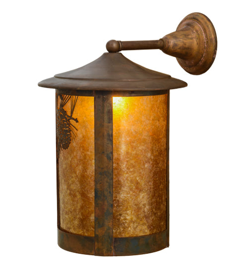 12" Wide Stillwater Double Bar Mission Wall Sconce