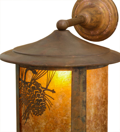 12" Wide Stillwater Double Bar Mission Wall Sconce