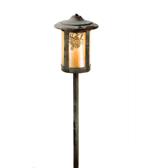 12"W Fulton Winter Pine Solid Mount Wall Sconce