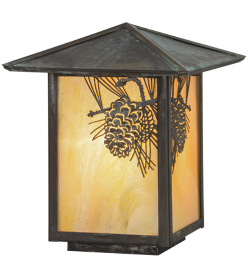 22" High Seneca Winter Pine Landscape Fixture