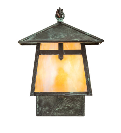 6.5" Wide Seneca Winter Pine Wall Sconce