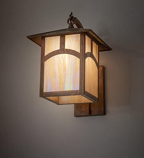 9.5"W Bowler Outdoor Wall Sconce