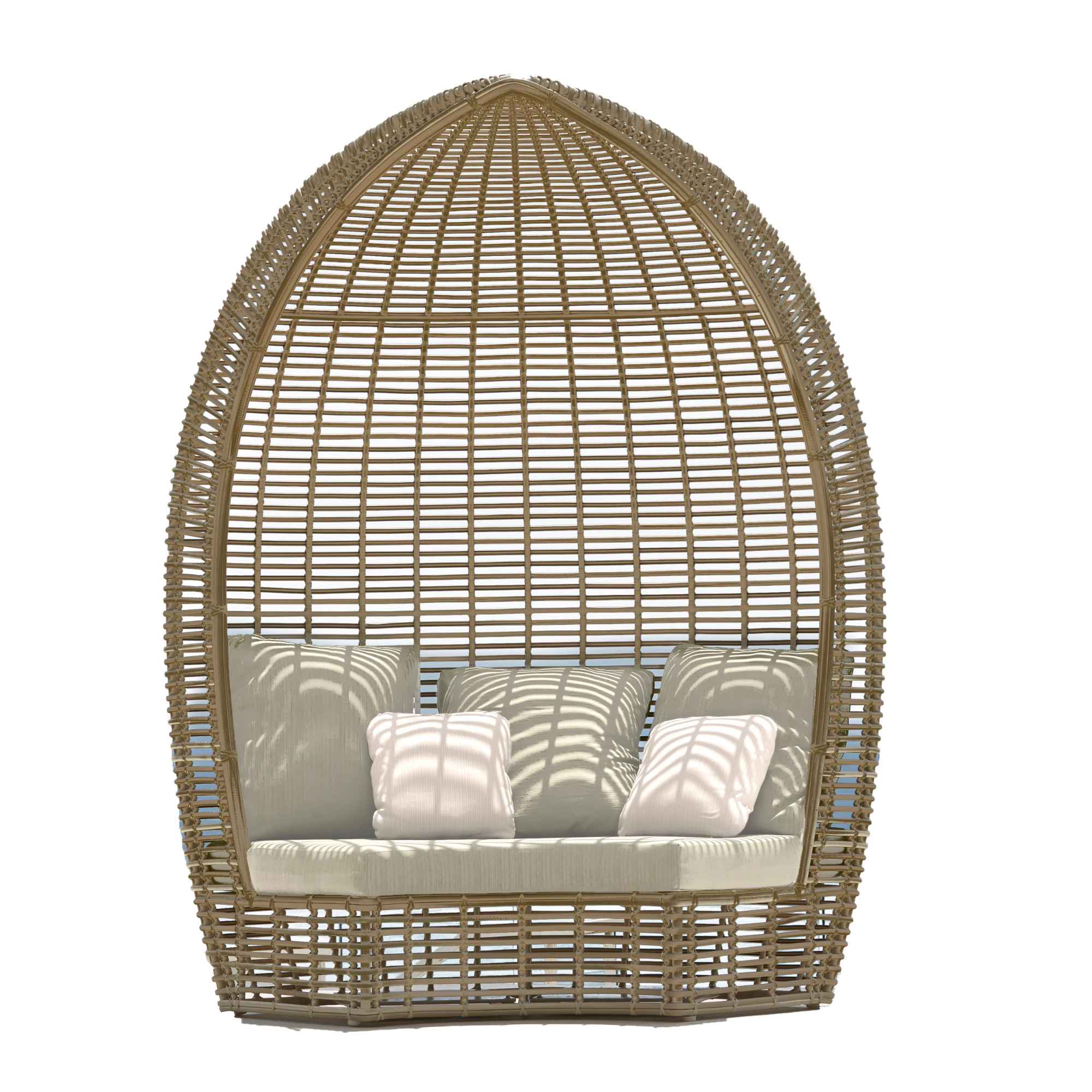 Halo Wing Chair with Sunbrella Cushions