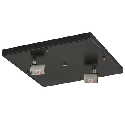 8"Sq Hyde Park "T" Mission Flushmount