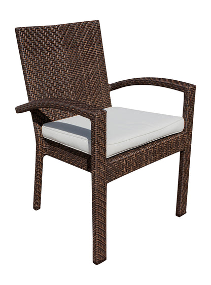 Atlantis Stackable Set of 2 Armchairs with Cushion