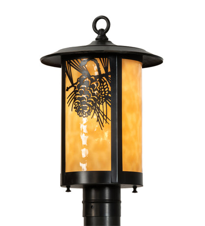 12" Wide Fulton Winter Pine Pendant