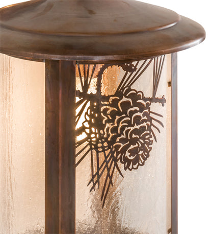 10"W Fulton Winter Pine Wall Sconce