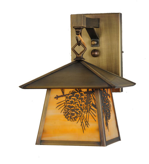 8" Wide Stillwater Double Bar Mission Wall Sconce