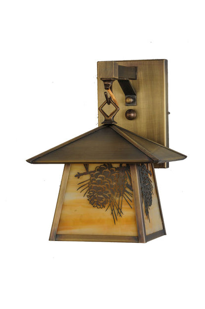 8" Wide Stillwater Double Bar Mission Wall Sconce