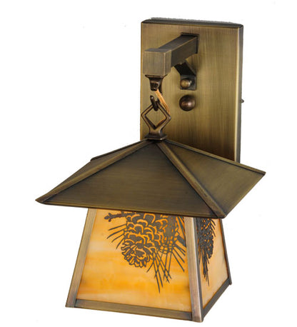 8" Wide Stillwater Double Bar Mission Wall Sconce