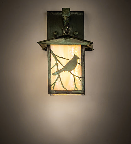 12" Square Stillwater Winter Pine Deck Light