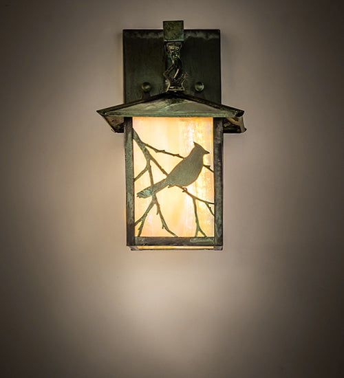 12" Square Stillwater Winter Pine Deck Light