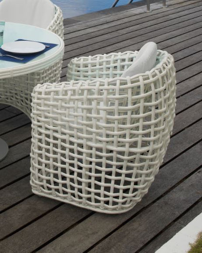Dynasty Dining Armchair with Sunbrella Cushion