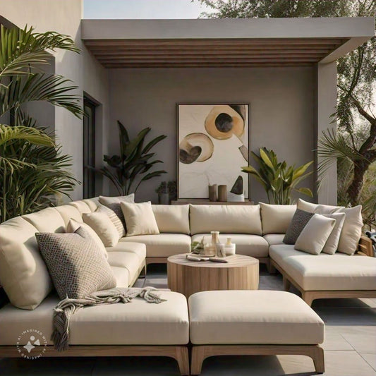 Coffee Patio Sofa Set