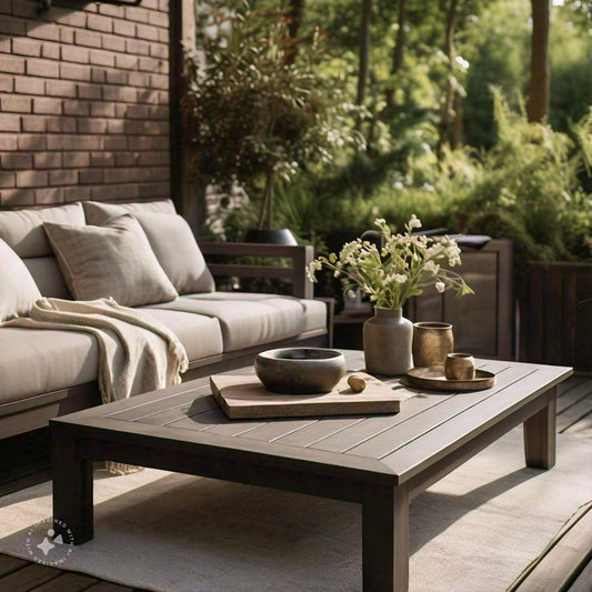 Rosa Pine Outdoor Coffee Table