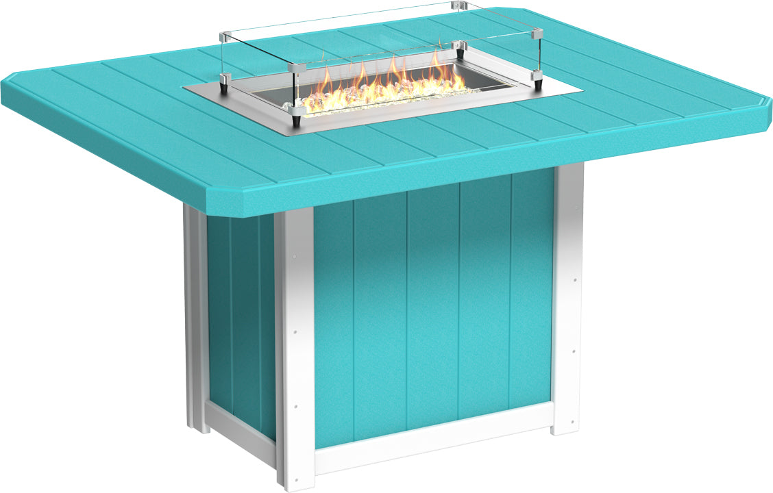 Lumin Fire Table 62" Rectangular