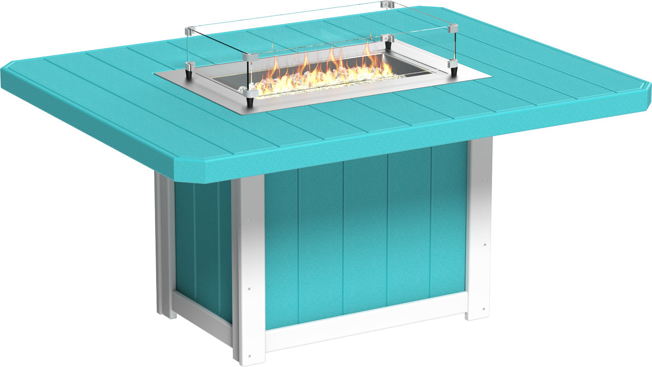 Lumin Fire Table 62" Rectangular