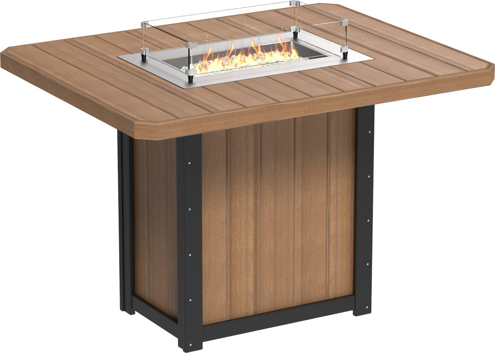 Lumin Fire Table 62" Rectangular