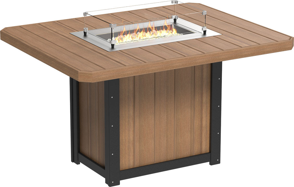 Lumin Fire Table 62" Rectangular