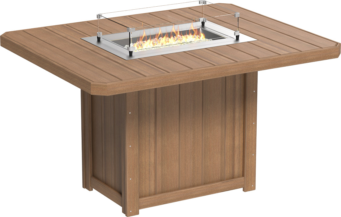 Lumin Fire Table 62" Rectangular
