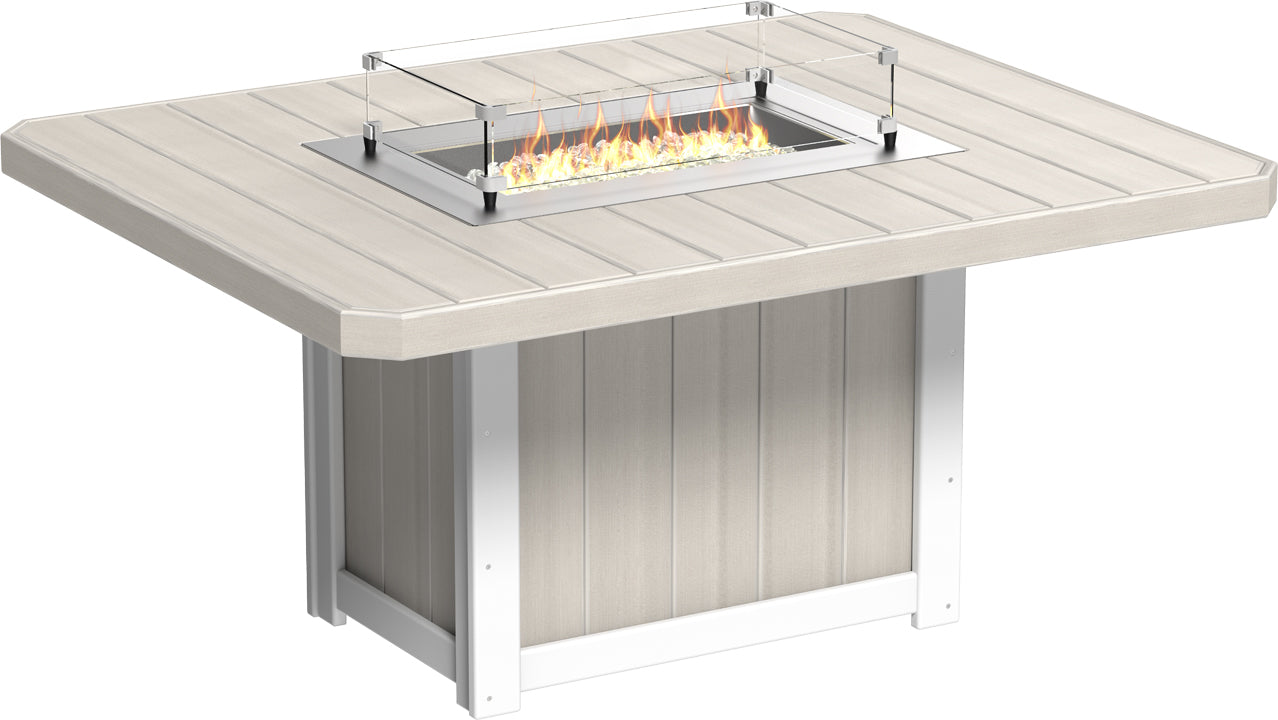 Lumin Fire Table 62" Rectangular
