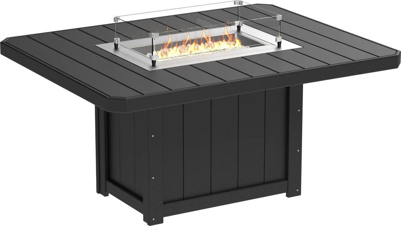 Lumin Fire Table 62" Rectangular