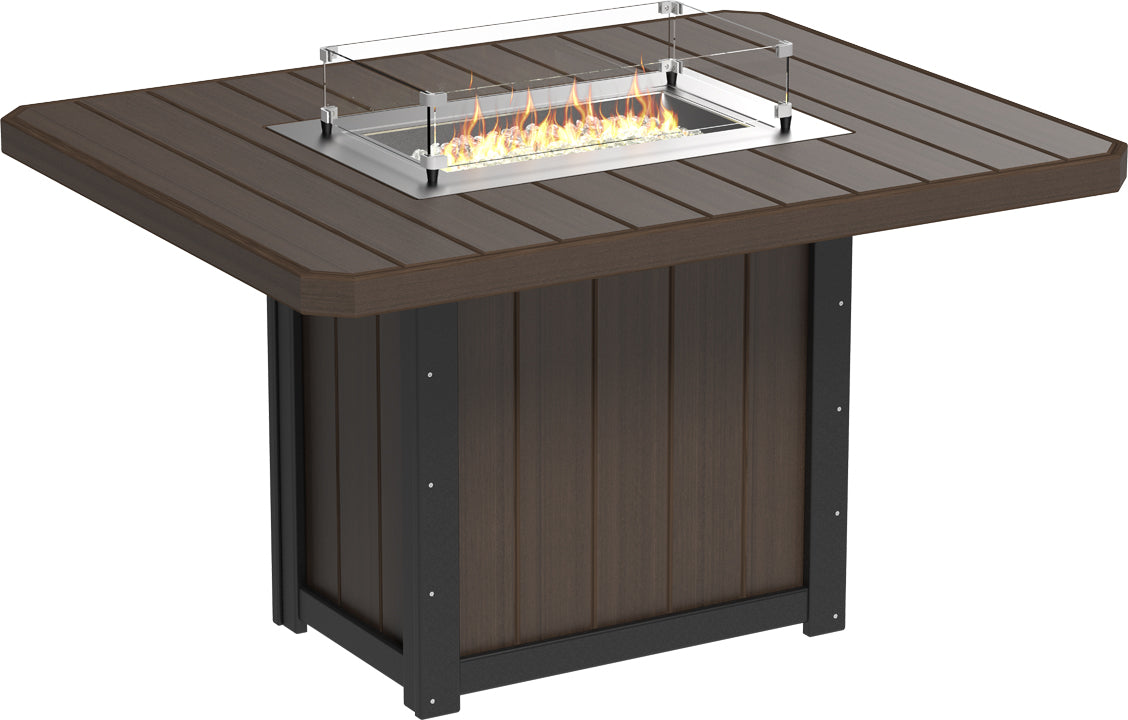 Lumin Fire Table 62" Rectangular
