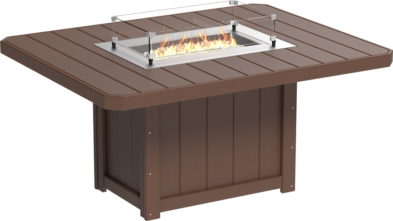 Lumin Fire Table 62" Rectangular
