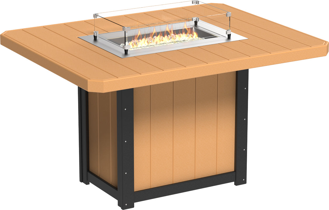 Lumin Fire Table 62" Rectangular