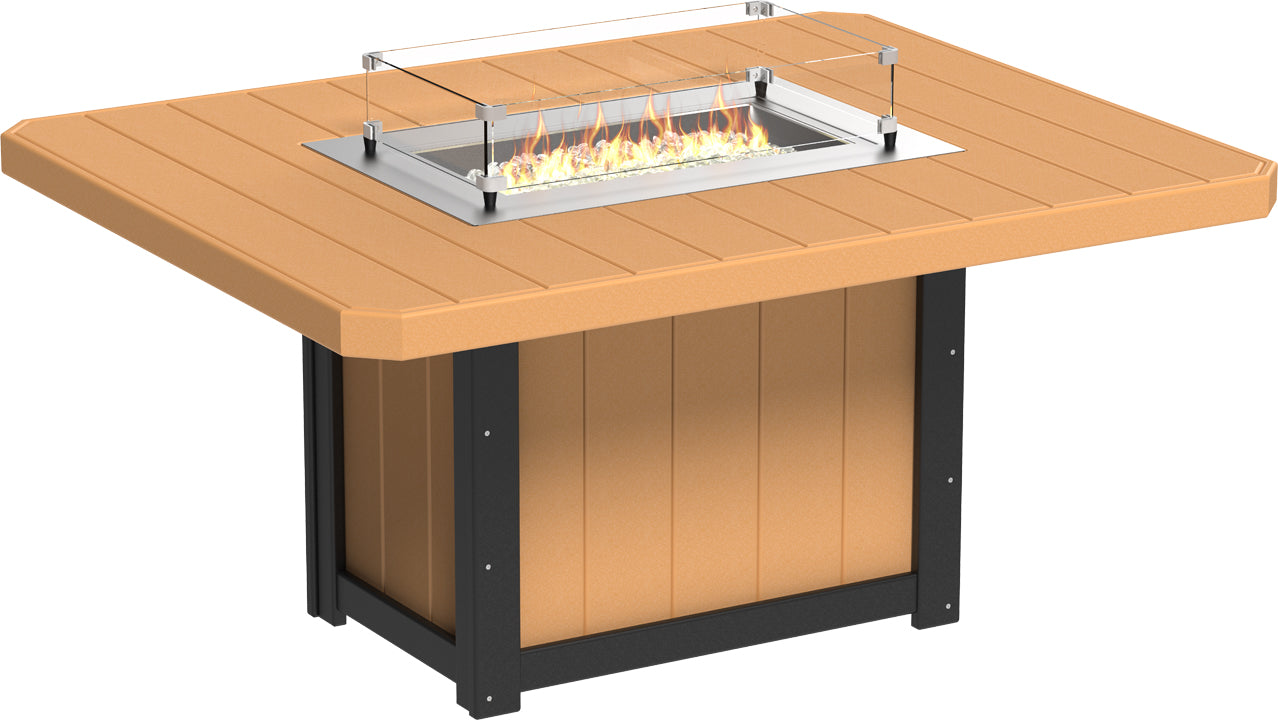 Lumin Fire Table 62" Rectangular