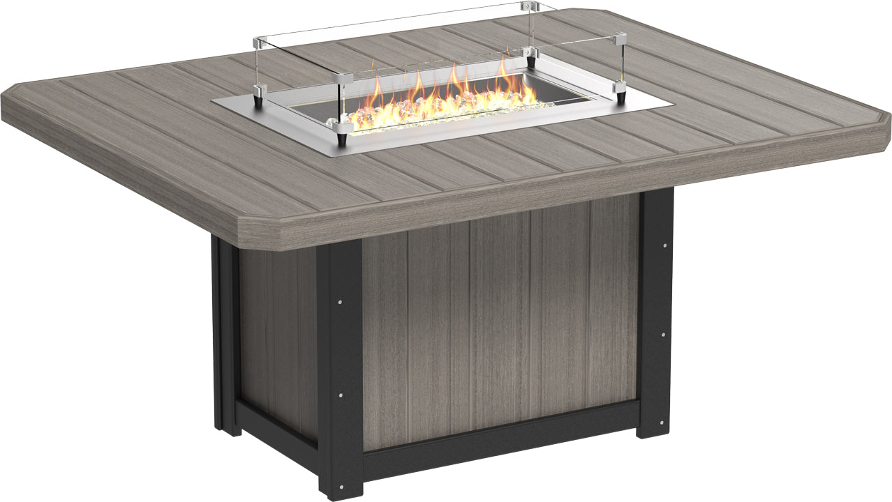 Lumin Fire Table 62" Rectangular